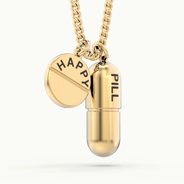 HAPPY PILL necklace